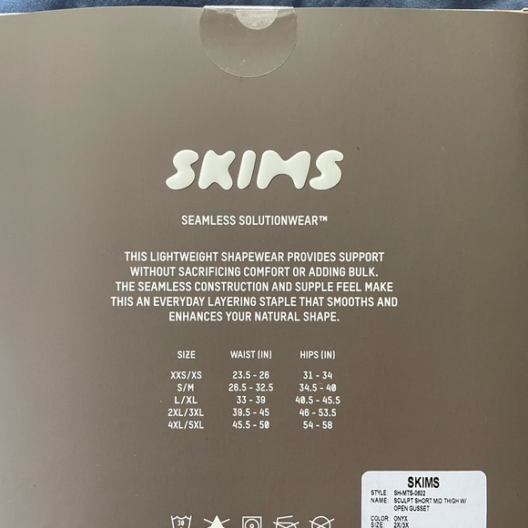 NWT Skims Sculpting Short Mid Thigh - Picture 4 of 5